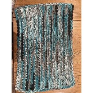 Crocheted Baby Blanket Granny Core Cottage Core 25" x 33"in